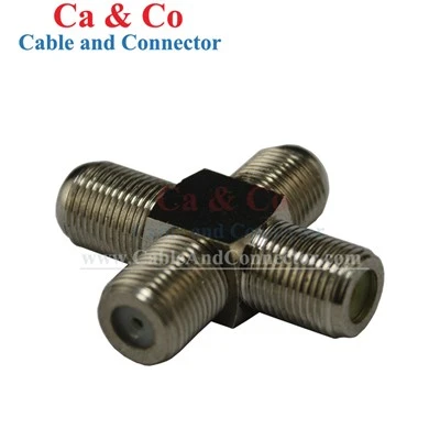 Adapter typu F Cztery złącza żeńskie
